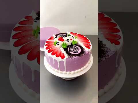 Purple 💜 colour মজার 🍭💚 কেক 🎂🍫 রেসিপি 🎉💐।।#shorts #ytshorts #cake #trending #viral