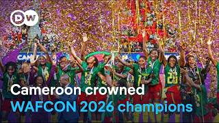 YouTube video thumbnail: Cameroon Beats Malawi for Wafcon Title