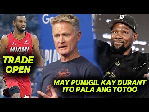 Dapat MALAMAN moto kay DURANT sa Warriors. Andrew Wiggins ITI TRADE NA NAMAN