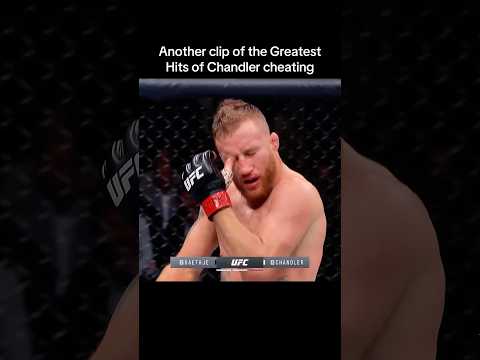 Michael Chandler's dirty fighting against Justin Gaethje #ufc #mma
