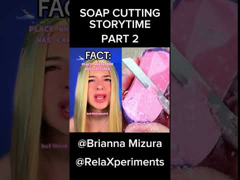 storytime?‍♀️ @briannamizura @RelaXperiments #viral #story #soapcutting #shorts #asmr