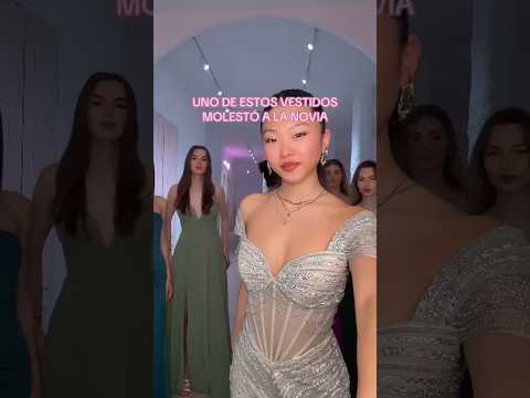 One of the invitees' dresses upset the bridae. Which one do you think it was? 🤔 #dress #dresses