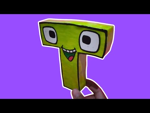 Dutch Alphabet Lore T | Paper Craft