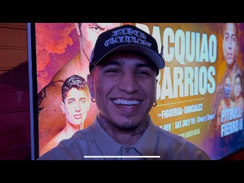 MARIO BARRIOS COMPARES PACQUIAO TO TANK DAVIS & REACTS TO FIRST FACEOFF & ANSWERS: TOO MUCH RESPECT?