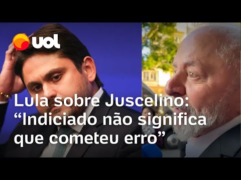 Lula sobre ministro Juscelino Filho: 'Indiciado não significa que cometeu um erro'