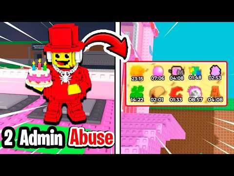 ¡YA EMPEZÓ!  CUMPLEAÑOS DE SAMMY ADELANTADO + Doble Admin Abuse 🎉🎊 Steal a Brainrot