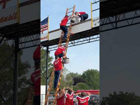 🔥Old fashioned way of fighting fires🔥#history #firefighter #youtubehighfive @youtubecreators