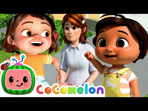 Heads Shoulders Knees and Toes with Nina | CoComelon - Nursery Rhymes with Nina