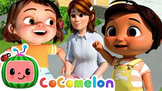 Heads Shoulders Knees and Toes with Nina | CoComelon - Nursery Rhymes with Nina
