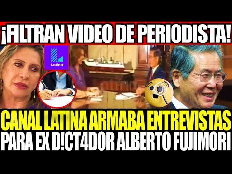 VIDEO FILTRADO DE CÓMO PERIODISTA ZENAIDA SOLÍS ARMABA SHOWS GUIONIZADOS PARA FUJIMORI