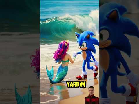 Sonic, Deniz Kızını Kurtarıyor! 🧜‍♀️⚡ | Kahramanca Anlar