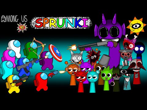 어몽어스 Among Us VS Purple Sprunki Zombie crawls out from underground |Peanut Among Us Animation Zombie