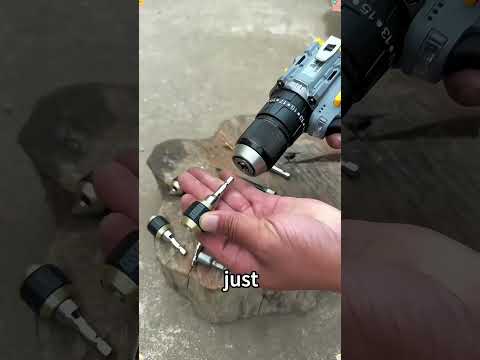 This Drill Hack Changes Bits in Seconds! 🔧⚡ #tools #diy #asmr #shorts