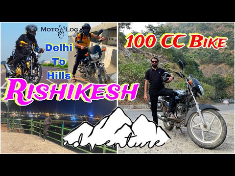 Ep1 👉 Delhi to Rishikesh by 100 CC Bike | Bike Ride 2024 | Bajaj CT100 #uttrakhand #rishikesh