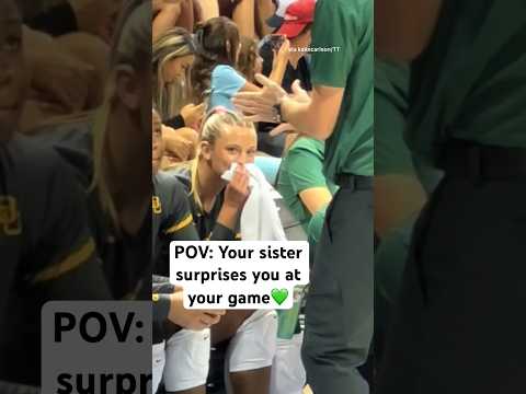 More surprises in 2024💚 #sisters #sports #surprise #happynewyear (kalincarlson/TT)