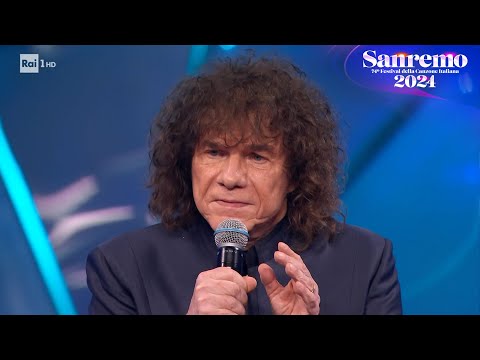 Sanremo 2024 - La dedica di Riccardo Cocciante al pubblico del Teatro Ariston