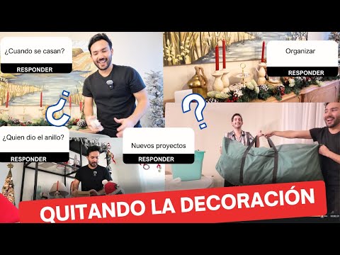 🌲💍PREGUNTAS INCOMODAS + GUARDANDO LA DECORACIÓN DE NAVIDAD