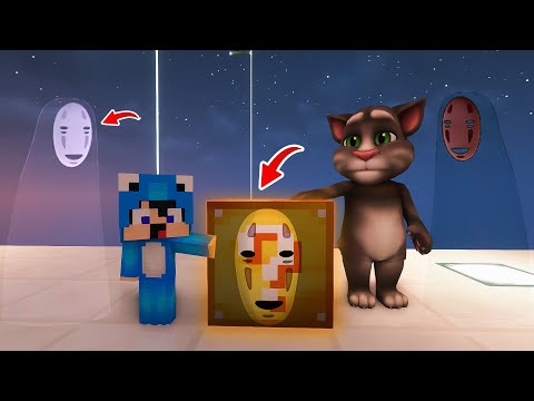 ماين كرافت لكن المشعوذة نقلتنا الى عالم بلوك الحظ 😨