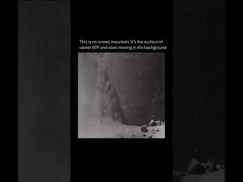 video of surface of comet #shorts #comet #space