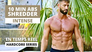 10MIN ABS SHREDDER INTENSE | HARDCORE SERIES 🔥