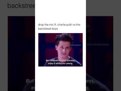 Charlie Puth vs. Backstreet Boys: Epic Rap Battle Showdown! 🔥🎤 #charlieputh #backstreetboys