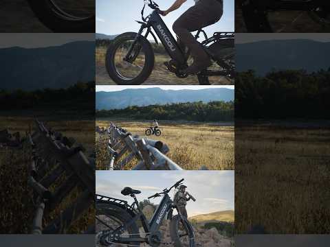 Having some fun on our eBikes! #ebikes #ebike #bakcou #shorts #bakcoulife #colorgrade #slog2