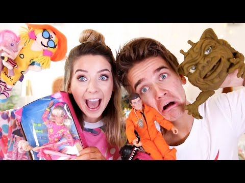 Reacting To Our 90's Childhood Toys | Zoella