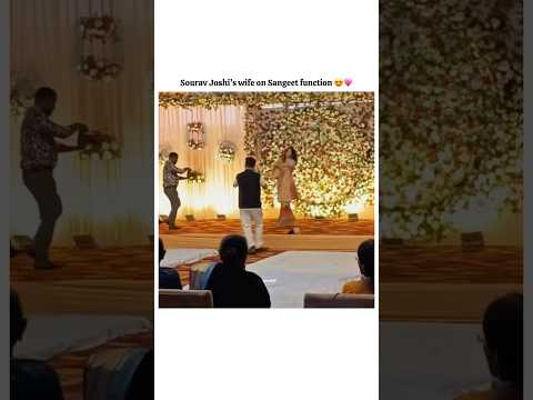 Sourav Joshi’s sangeet function😍💗#souravjoshivlogs #souravjoshi #wedding #sangeet #shorts
