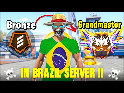 NOOB to PRO in 24Hrs - Bronze to Grandmaster in BRAZIL SERVER !! ☠️