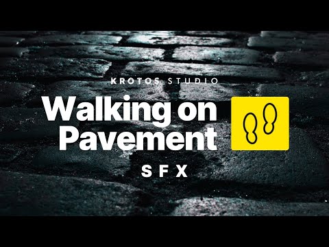 Walking on Pavement Sound Effects | 100% Royalty-Free | No Copyright Strikes