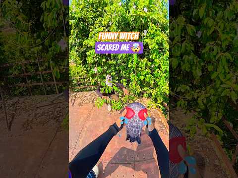 Funny Witch Scared Me🤯😂#parkour#spiderman#water#jump#support#viral#jodhpur#india #pov#funny