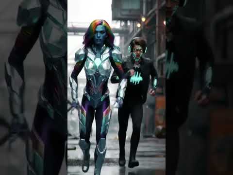 #superhero Shadow Blitz, Prism Shift, Echo Pulse - Spider Drones in Ironspire #entertainment #shorts