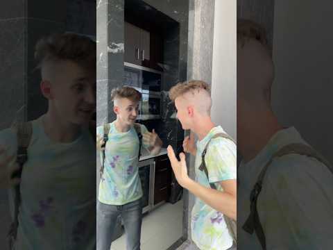 Talking to a MIRROR ? 😂 @TwinsFromRussia