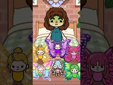 gave birth to five baby butterflies😱#shorts #tocaboca #tocolifeworld #tocalife #tocabocaworldlife