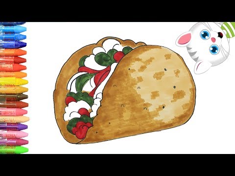 Посмотреть как на планшете легко нарисовать еду