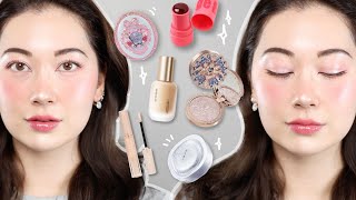 *full face* of Chinese Makeup! trying a bunch of C-Beauty~