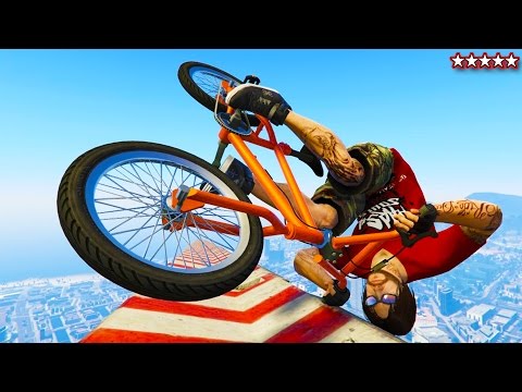 Saturday Morning RAGE!! Impossible BMX + Motorcycle Races - GTA 5 Funny Moments