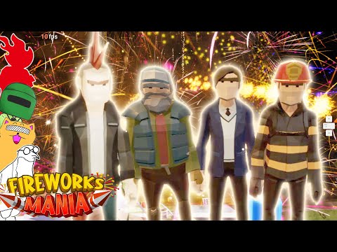 4人で楽しく花火するだけのゲーム【Fireworks Mania】