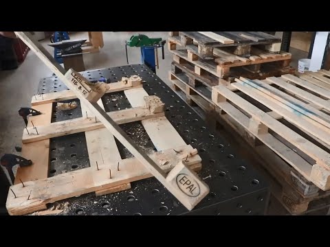 Riciclare un Pallet Bancale Pedana || Alzatina in legno fai da te