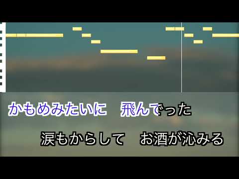 長保有紀/北風酒場/練習用制作カラオケ/歌詞付き/フル/karaoke/演歌