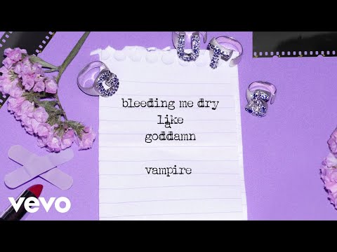 Olivia Rodrigo - vampire (Official Lyric Video)