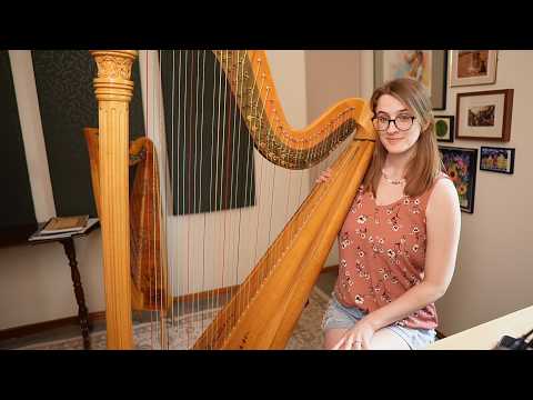 🔴Harp Music to Build a Blanket Fort To