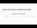 Life Cycle and Characteristics of Stars