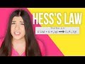 Hess's Law and Enthalpy Changes