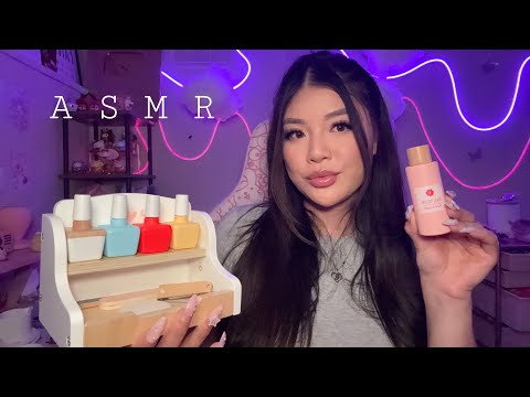 ASMR | Wooden Nail Salon Roleplay 🪵💅🏼 ( Tingly Manicure For Relaxation 💤)