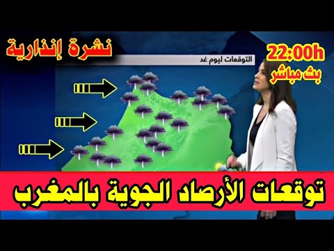 حالة الطقس في المغرب وتوقعات الارصاد الجوية اليوم وغدا الاربعاء 02 اكتوبر 2024 بث مباشر ⛈️