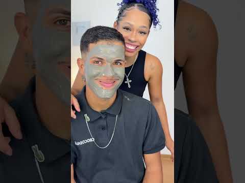 Spa day com meu namorado 🚿🫧#spaday #rotinacapilar #banhopremium #cachos #vlog #unhas #autocuidado