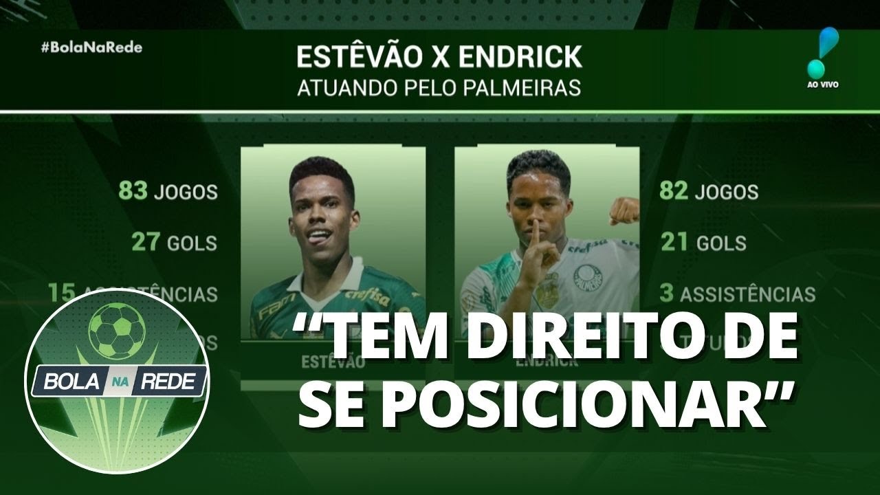 Estêvão x Endrick quem brilhou mais no Palmeiras