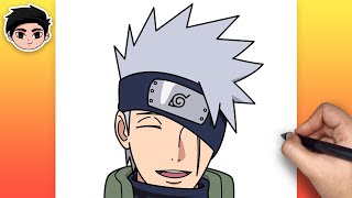 How To Draw KAKASHI Without Mask | Naruto - Easy Step By Step For Beginners
