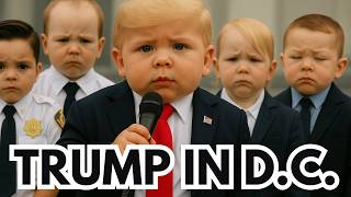 President Trump Speaks To D.C. Police Officers 🍼👮‍♂️ | Funny Baby Videos